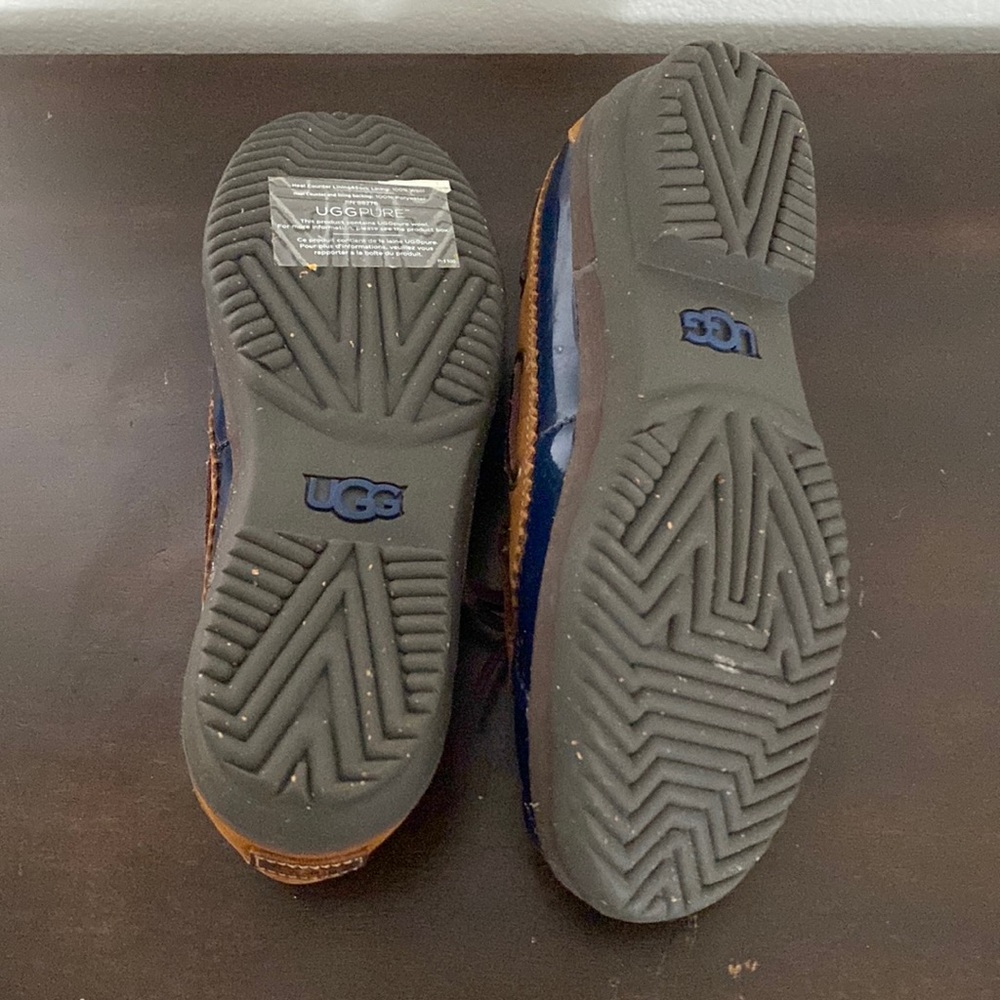 COPY - UGG Navy Brown Haylie Waterproof Leather - Picture 2 of 5